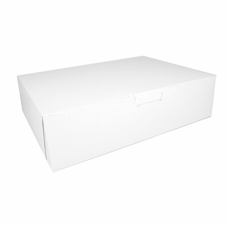 SCT White One-Piece Non-Window Bakery Boxes, 19 x 14 x 5, White, Paper, 50PK SCH 1035